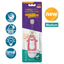 將圖片載入圖庫檢視器 Mega Ten 360兒童聲波電動牙刷 鯊魚