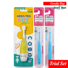 Load image into Gallery viewer, Trial Set Baby Sonic & Step 1 Toothbrush