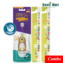將圖片載入圖庫檢視器 套裝Mega Ten 360兒童聲波電動牙刷 獅子