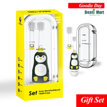 將圖片載入圖庫檢視器 禮品套裝Mega Ten 360兒童聲波電動牙刷 企鵝仔