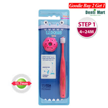 將圖片載入圖庫檢視器 LUX360 第一階段小童牙刷 (附矽膠托) 4-24個月  粉紅色