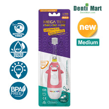 將圖片載入圖庫檢視器 套裝Mega Ten 360兒童聲波電動牙刷 鯊魚