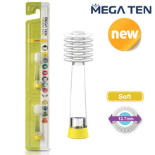 Load image into Gallery viewer, Mega Ten Refills for Baby Sonic Toothbrush Soft 2P
