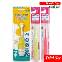 Load image into Gallery viewer, Trial Set Baby Sonic &amp; Step 1 Toothbrush
