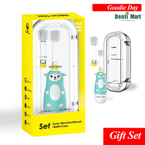 Mega Ten 360 Kids Sonic Toothbrush Gift Set Lamb