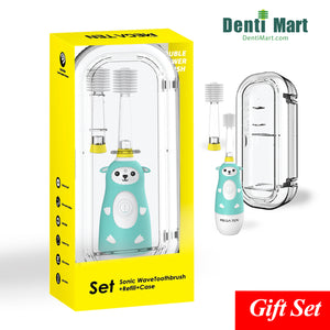 Mega Ten 360 Kids Sonic Toothbrush Gift Set Lamb
